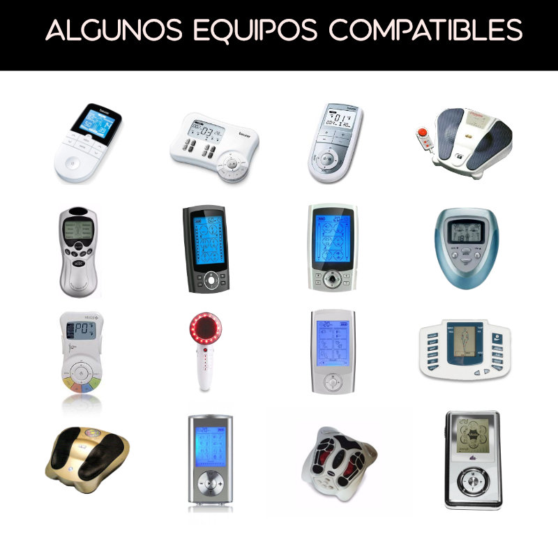 4 Electrodos Parches Pads Almoadhillas SensaMed 4x8 Beurer Em-41 Em-49 Em-80 Pinook Vak SOQI Electro Reflex Energizer