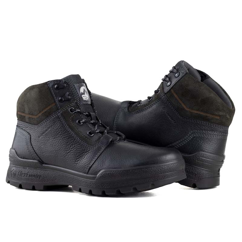 BOTINES PARA CABALLERO FLEXI COUNTRY ESTILO OUTDOOR 406001 NEGRO ORIGINALES