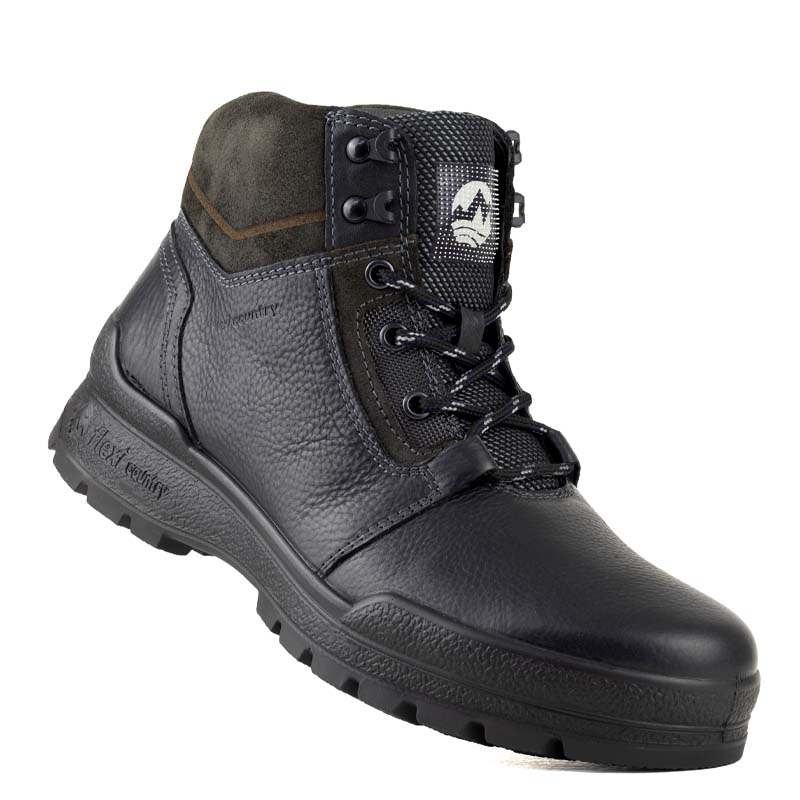 BOTINES PARA CABALLERO FLEXI COUNTRY ESTILO OUTDOOR 406001 NEGRO ORIGINALES