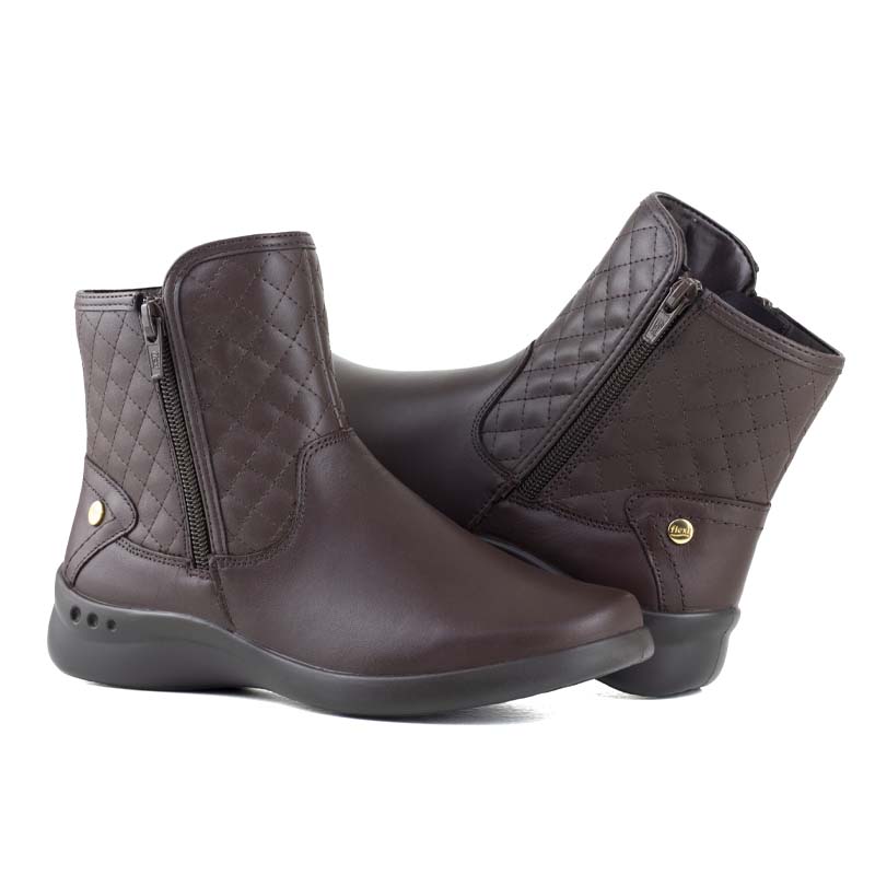 BOTAS COMODAS PARA DAMA FLEXI ORIGINALES CASUAL 48330 CHOCOLATE ORIGINAL