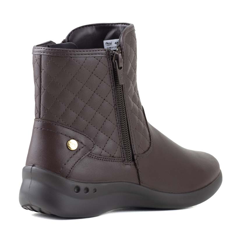 BOTAS COMODAS PARA DAMA FLEXI ORIGINALES CASUAL 48330 CHOCOLATE ORIGINAL