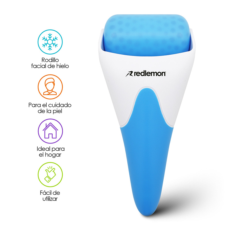 Masajeador Facial tipo Rodillo de Hielo para Masaje de Piel Redlemon