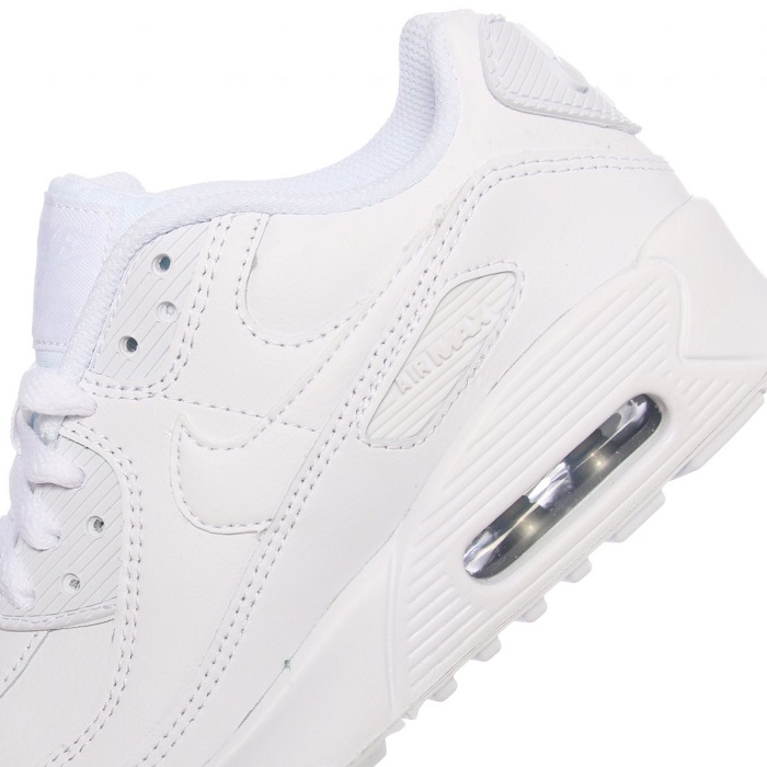 TENIS NIKE AIR MAX 90 GS TRIPLE WHITE (CD6864-100)
