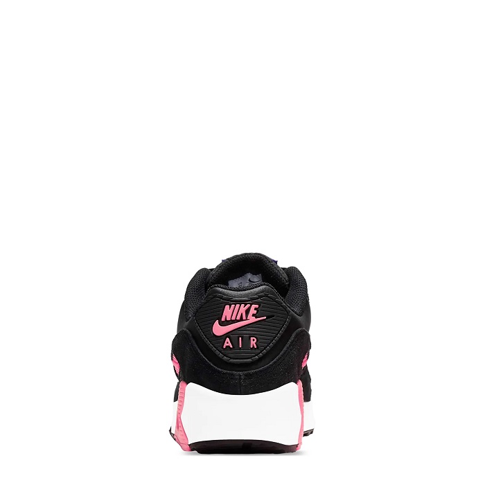 TENIS NIKE AIR MAX 90 GS NEGRO CON ROSA Y MORADO (CD6864-011)