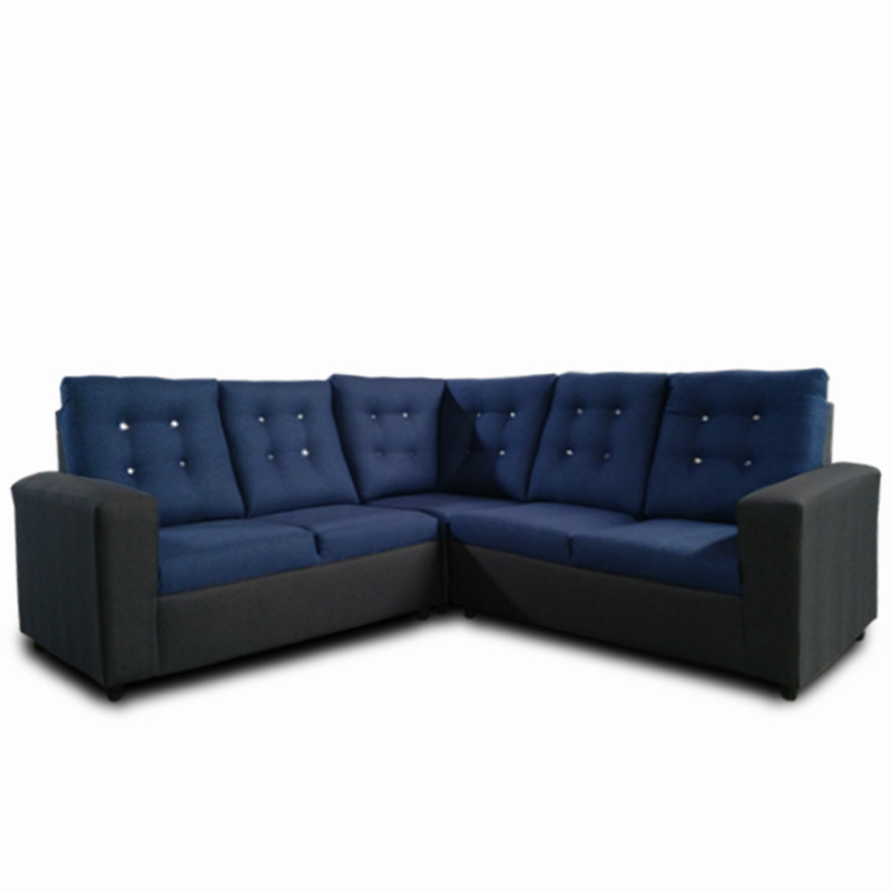 Sala Holanda Lino Azul y Gris Oxford Maderian // ENTREGA A CDMX Y ZONA METROPOLITANA.