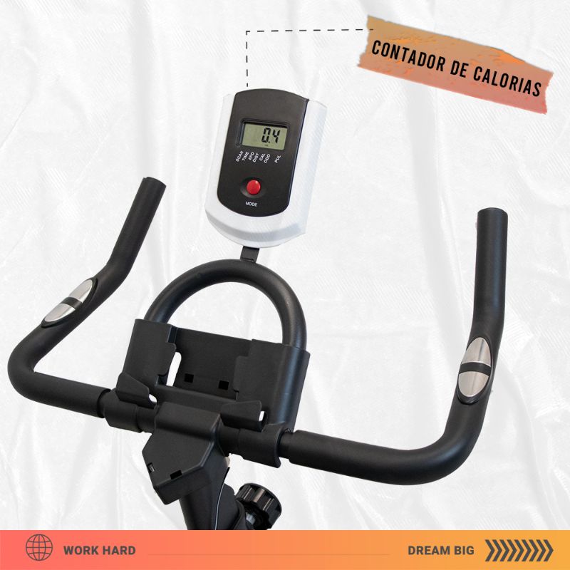 Bicicleta Para Hacer Ejercicio Spinning Fija Estática 6kg Hasta 150kg.