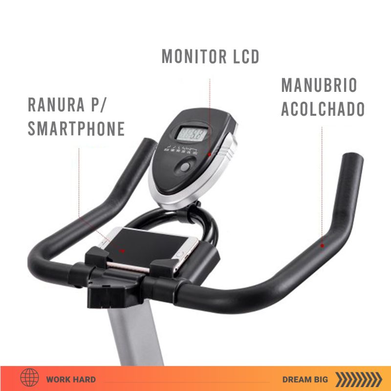 Bicicleta Para Hacer Ejercicio Spinning Fija Estática 6kg Hasta 150kg.