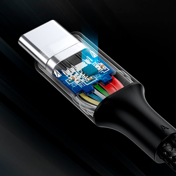 Cable de Carga UGREEN USB-C de Aluminio Trenzado 1 metro 70427