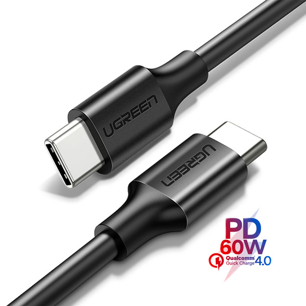 Cable de Carga UGREEN USB-C a USB-C Niquelado 1 metro 50997