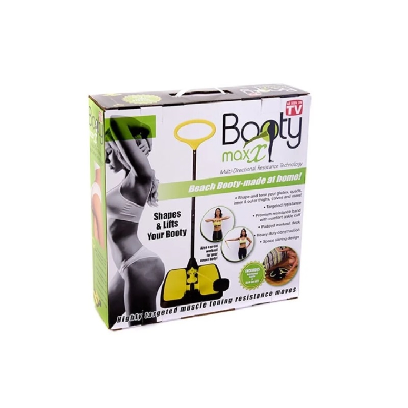 Ejercitador De Gluteos Piernas Abdomen Booty Maxx Cardio Gym