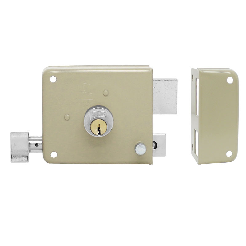 Cerradura Sobreponer Chapa Derecha Beige Phillips 715