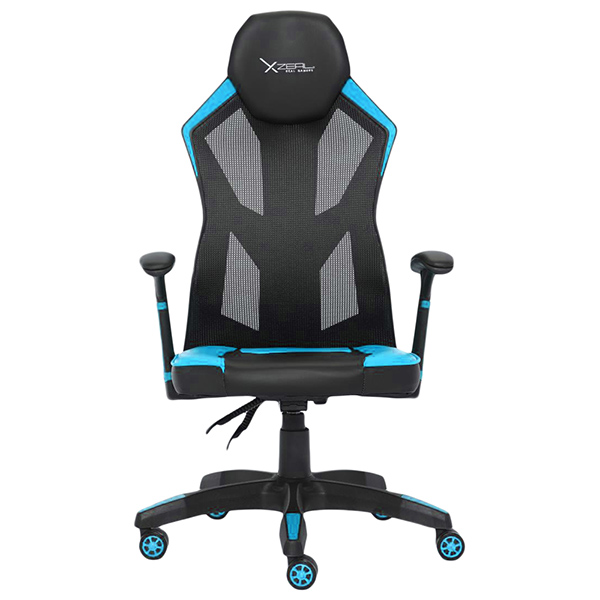 Silla Gamer ergonómica MALLA Azul