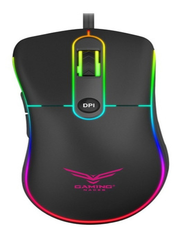 Mouse Inalambrico Optico Ergonomico 2400 Dpi Na-181p Naceb