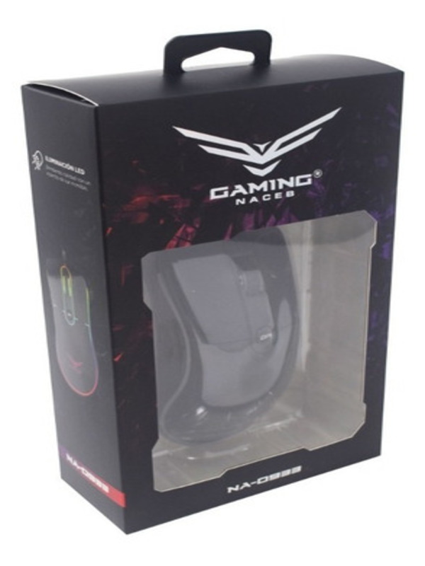 Mouse Inalambrico Optico Ergonomico 2400 Dpi Na-181p Naceb
