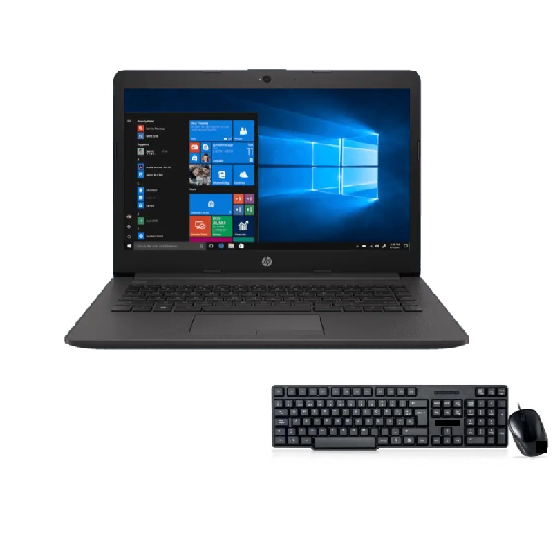 Laptop HP 15-DB0108CA AMD A6-9225 8GB RAM 1TB HDD 15.6" HD W10H. + Kit de teclado y mouse