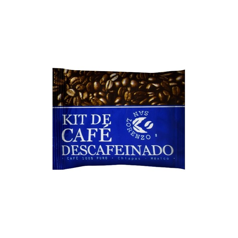 Kit Hotelero Café San Lorenzo Descafeinado Caja 100 Pzas (amenities)