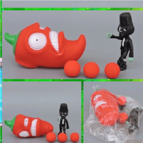  Paquete 6 Figuras Plantas Vs Zombies