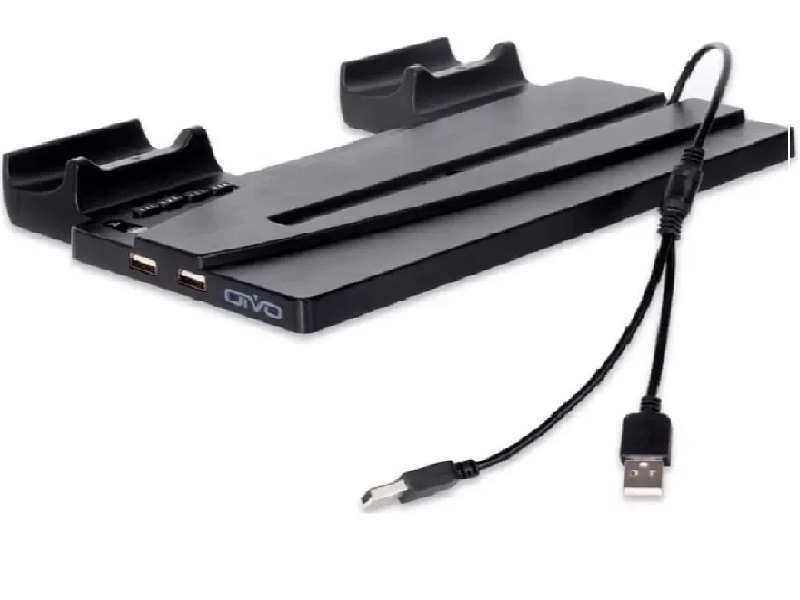 Base Soporte Vertical Ps5 Carga Control Dualsense Stand Usb