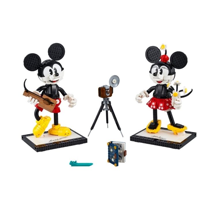 Lego 43179 Personajes Construibles: Mickey Mouse y Minnie Mouse