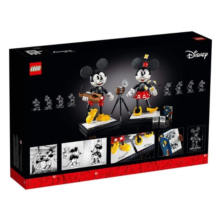 Lego 43179 Personajes Construibles: Mickey Mouse y Minnie Mouse