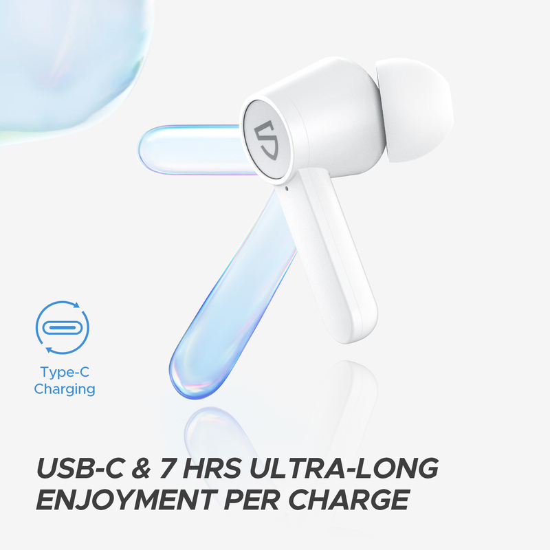 Audífonos inalámbricos Soundpeats Q BLANCO