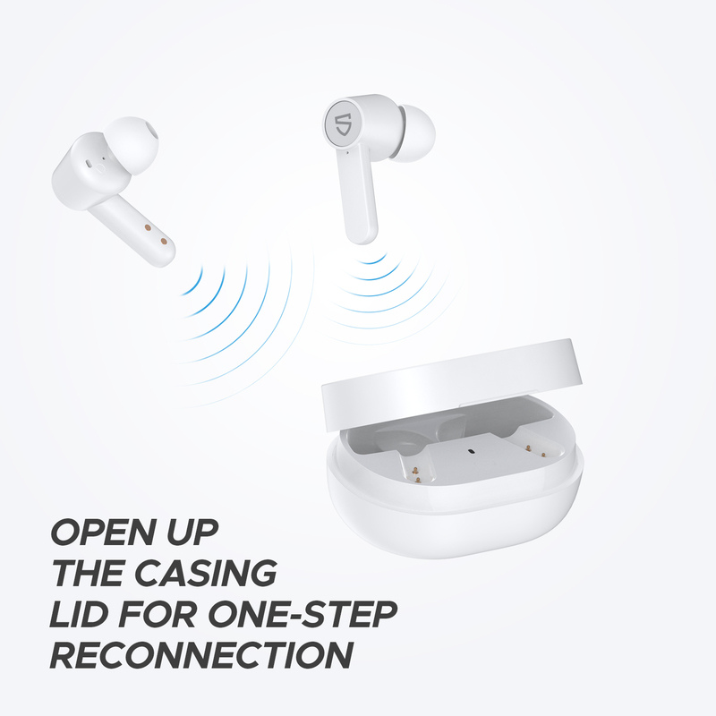 Audífonos inalámbricos Soundpeats Q BLANCO