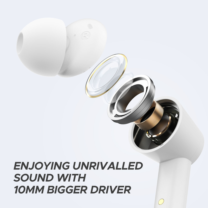 Audífonos inalámbricos Soundpeats Q BLANCO