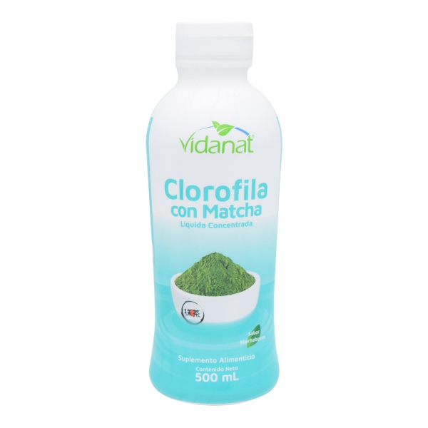 Clorofila Con Matcha 500 ML Vidanat