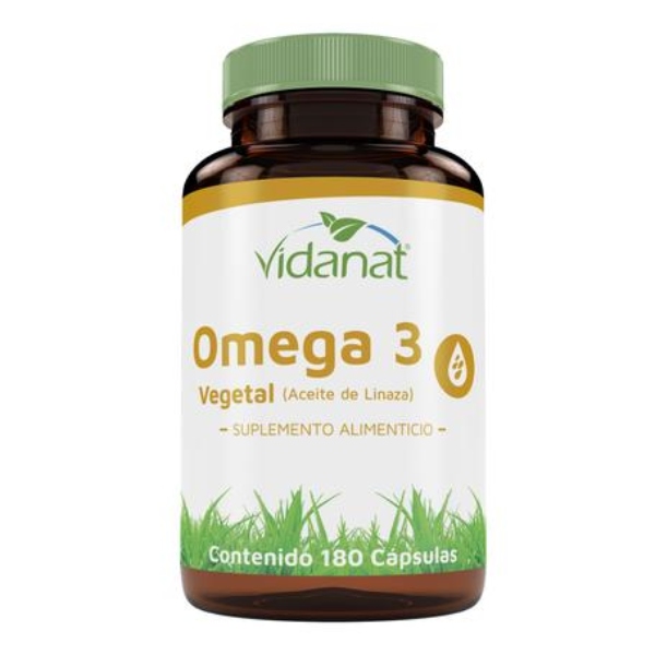 Omega 3 Vegetal/aceite De Linaza 180 Cap Vidanat
