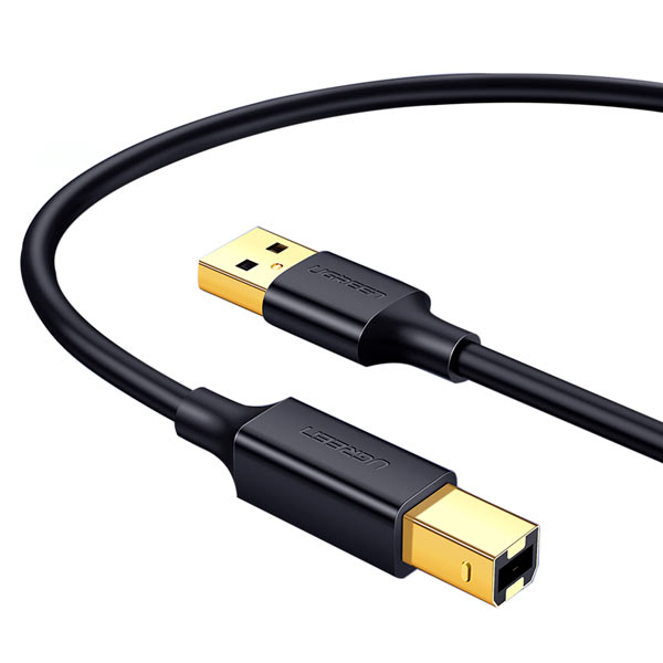 Cable para Impresora UGREEN USB 2.0 AM a BM de 1.5 metros 10350