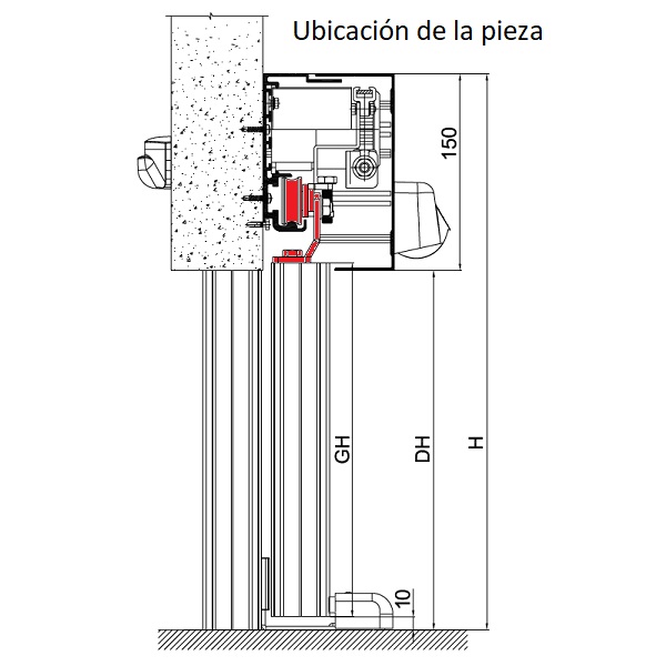 Carretilla con Base Refacción para Sistema Automático Ryobi