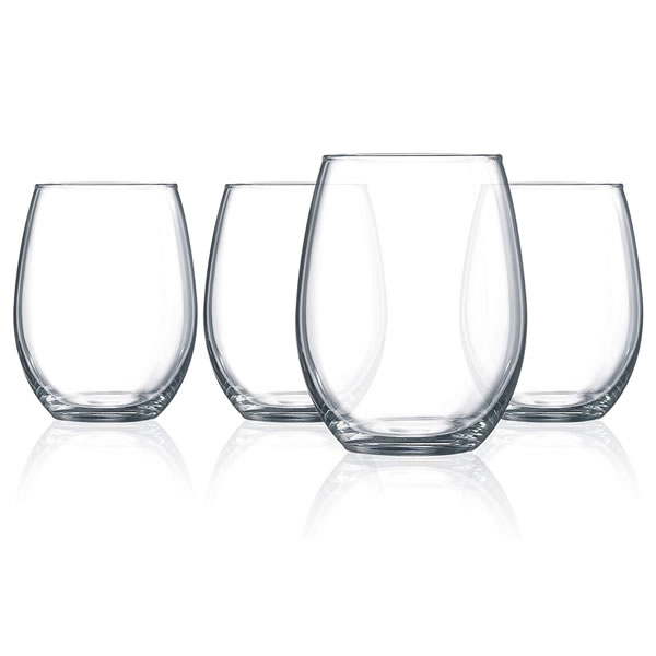 Juego de 12 Vasos Para Vino Sin Espiga Luminarc 1099436 CST - Blanco