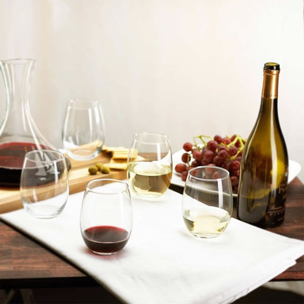 Juego de 12 Vasos Para Vino Sin Espiga Luminarc 1099436 CST - Blanco