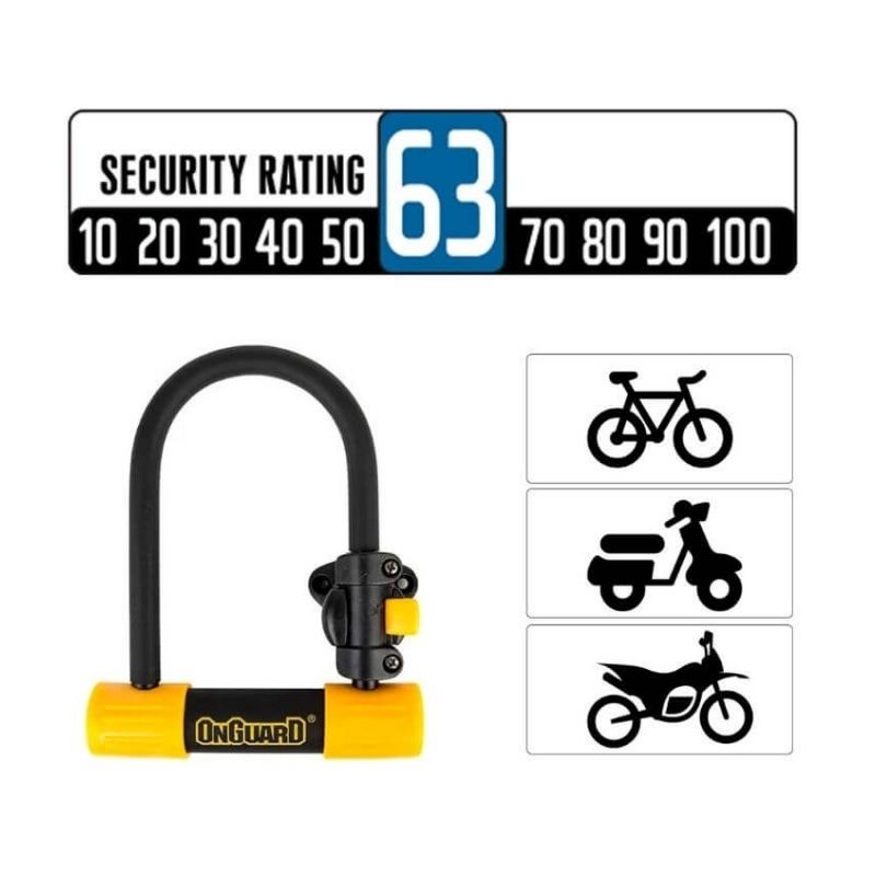 Candado En U De Llave Para Bici O Moto ONGUARD