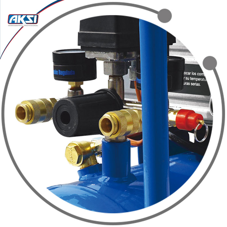 Compresor 50 lts Aksi de 2 HP  PRO.