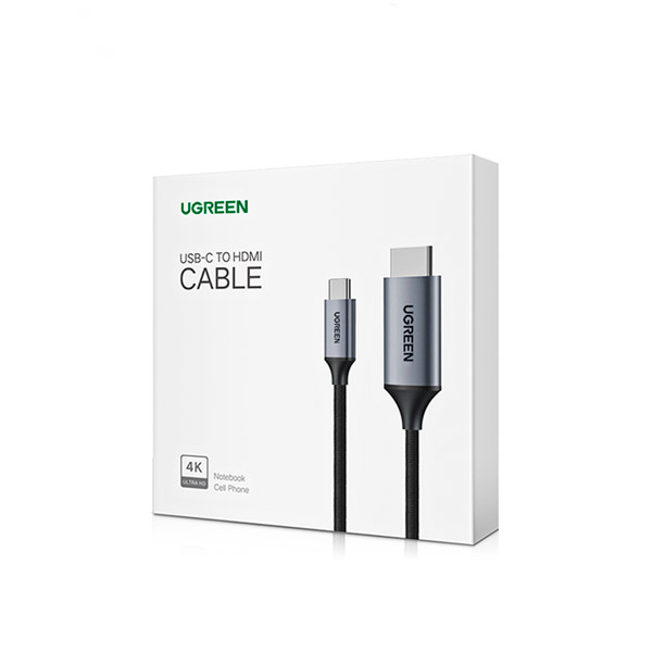 Cable Adaptador UGREEN USB-C a HDMI con Carcasa de Aluminio de 1.5 metros 50570