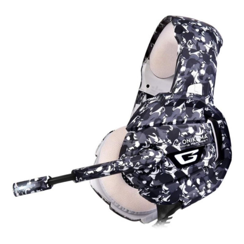 AUDÍFONOS GAMER ONIKUMA K5 CAMO CON LUZ LED