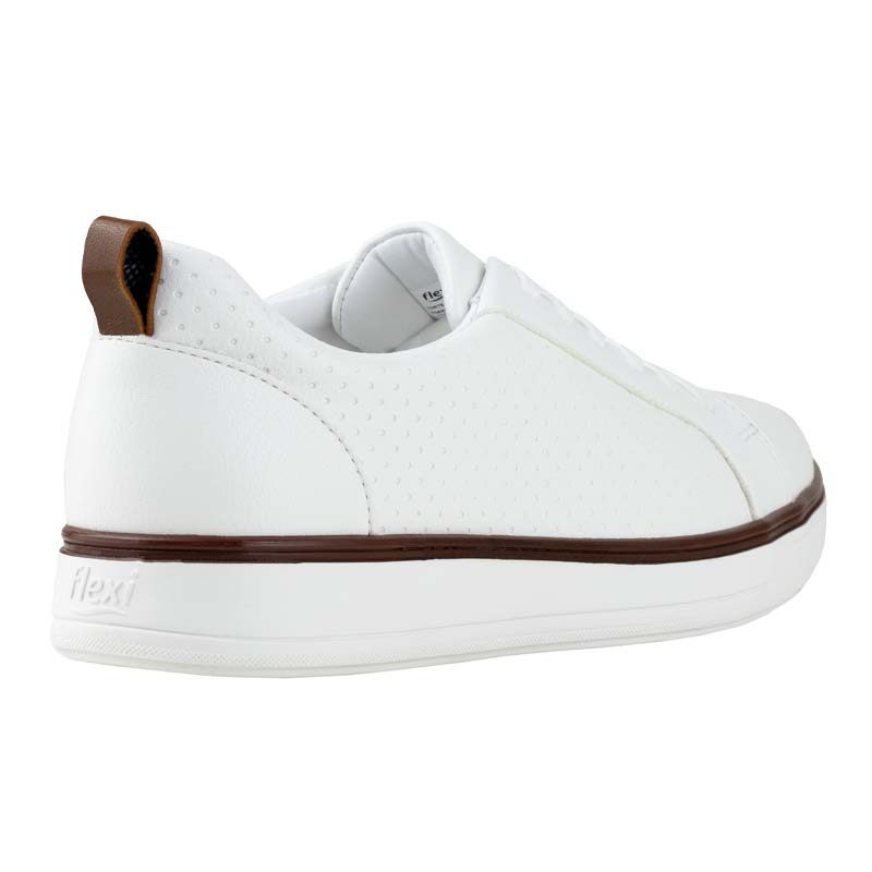 TENIS CLASICOS URBANOS DE DAMA FLEXI 107703 BLANCO ORIGINAL