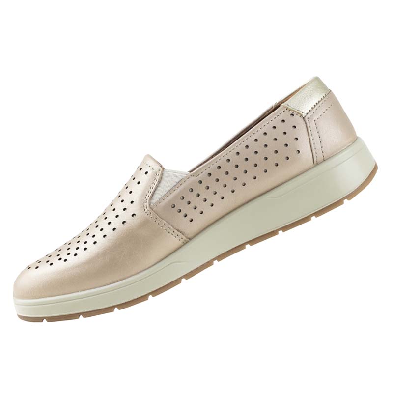 ZAPATO ESTILO MOCASIN FLEXI DAMA 103601 BEIGE MARCA ORIGINAL