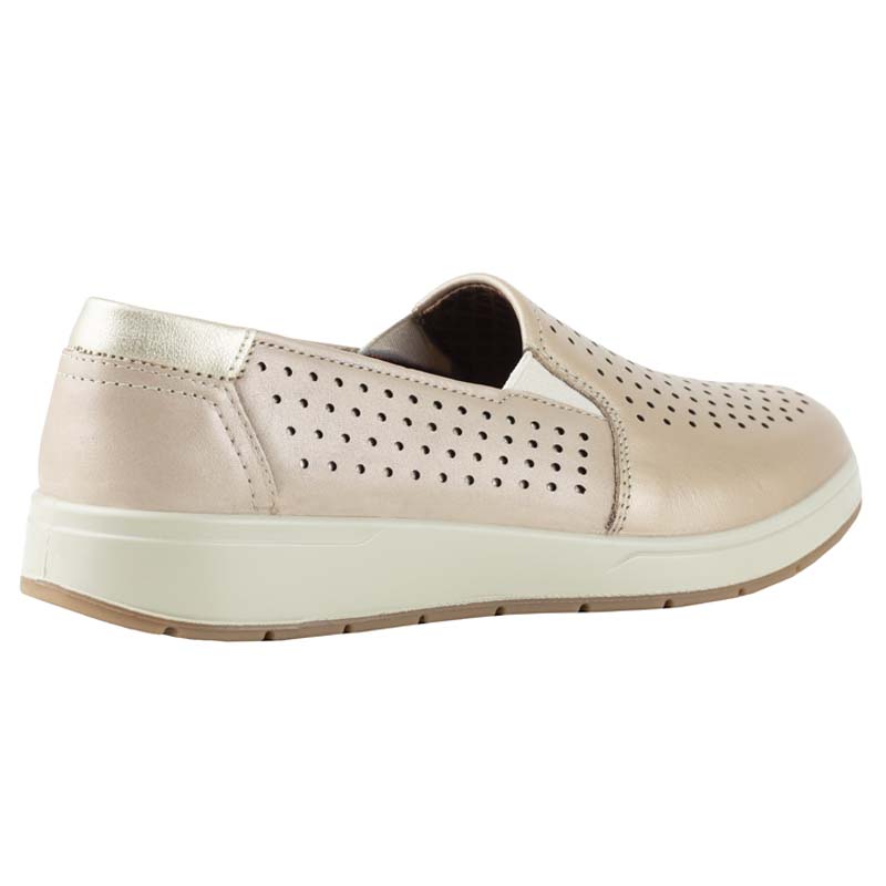 ZAPATO ESTILO MOCASIN FLEXI DAMA 103601 BEIGE MARCA ORIGINAL