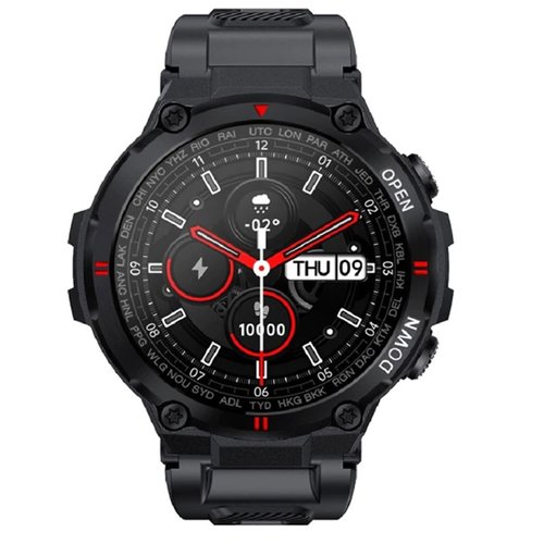 Fralugio Smartwatch Reloj Inteligente K22 Full Touch Notificaciones de Redes Sociales
