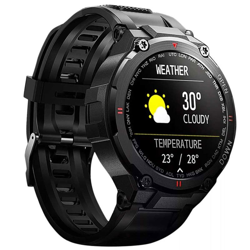 Fralugio Smartwatch Reloj Inteligente K22 Full Touch Notificaciones de Redes Sociales