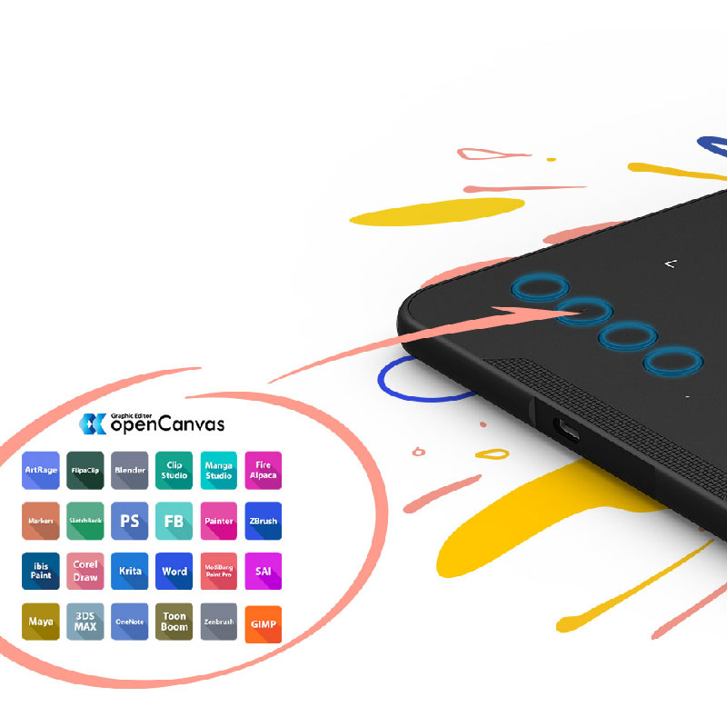 Tableta Grafica Digitalizadora Xp-Pen Deco Mini 7