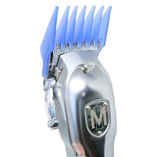 Guías de Corte Aumentos para maquina Premium Azul 10 piezas con Clip Metálico