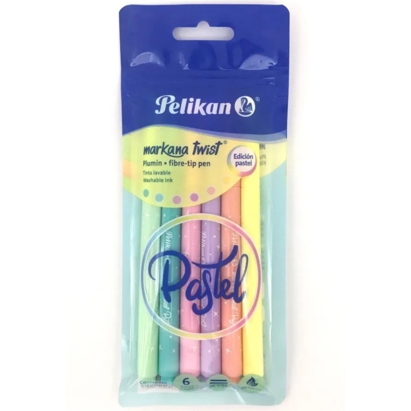 Lapices De Colores Pastel + Plumones Twist 