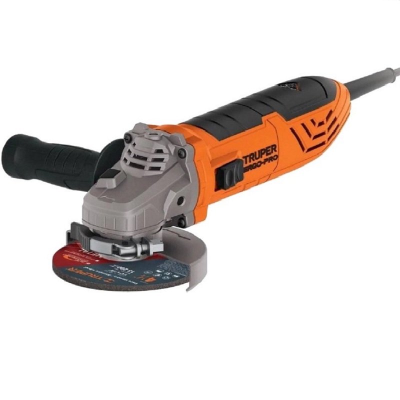  Esmeriladora combo angular Truper Ergo-Pro 800 W 127 V metro mas lentes de segurida 