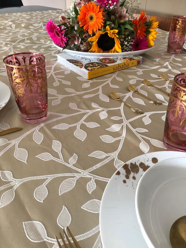 Manteles Finos Modernos Luxor Home Interiores y Exteriores Golden Vine