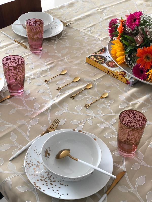 Manteles Finos Modernos Luxor Home Interiores y Exteriores Golden Vine