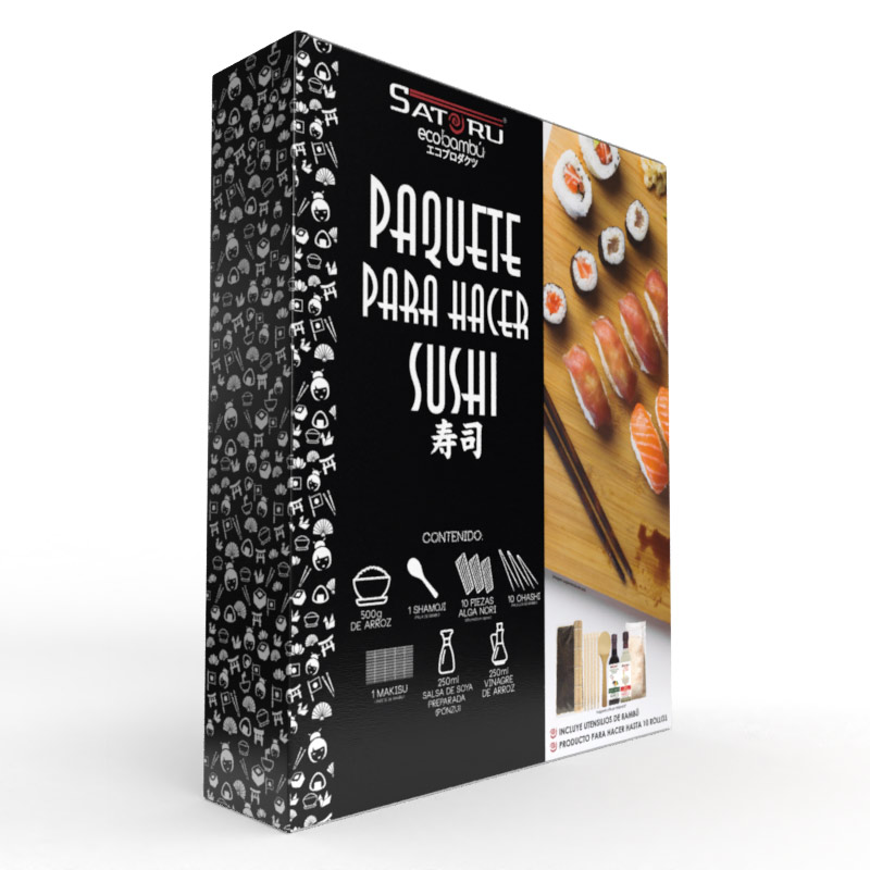 Paquete Premium para hacer Sushi Caja Negra SATORU
