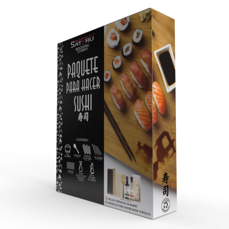 Paquete Premium para hacer Sushi Caja Negra SATORU